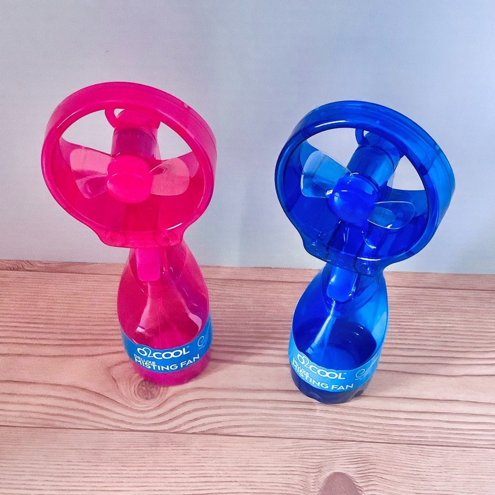 NWT. 2 Pack Deluxe Misting Fans